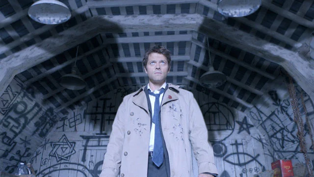 Misha Collins as you usually see him...