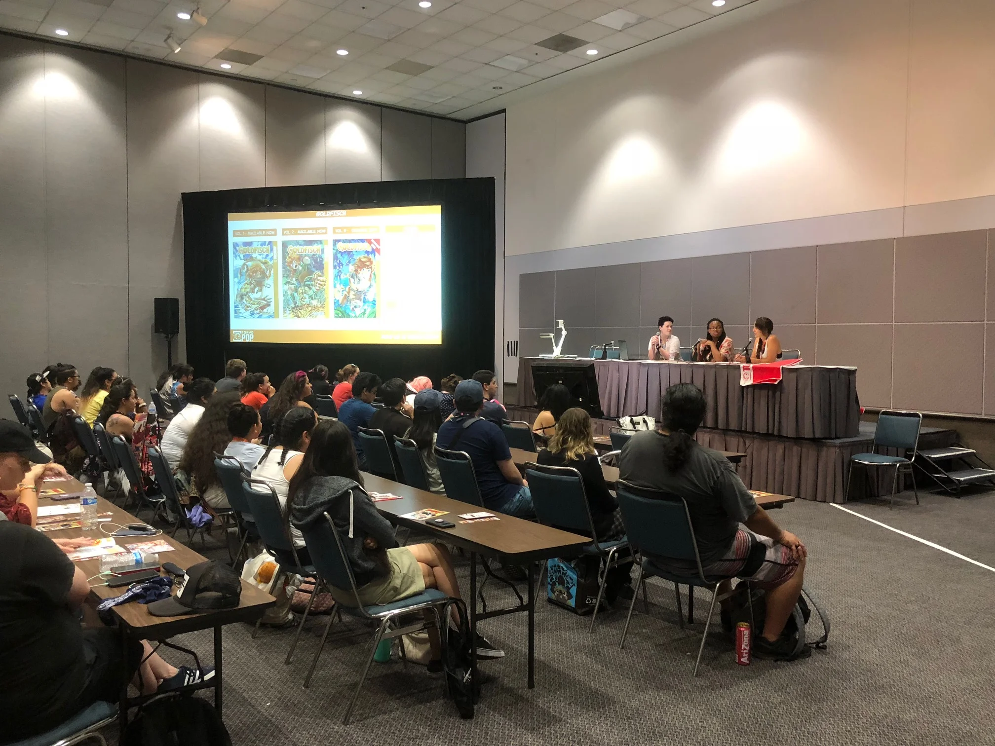 Speaking at the International Women of Manga panel at Anime Expo