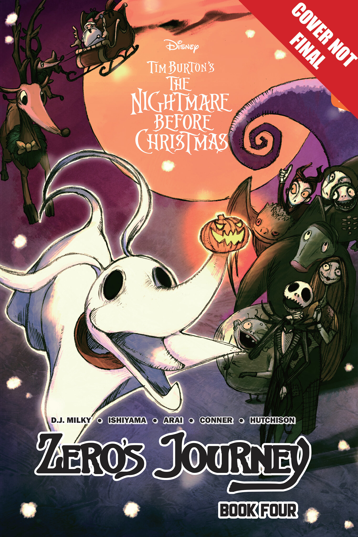  Disney Manga: The Nightmare Before Christmas - Zero's Journey, Book 4