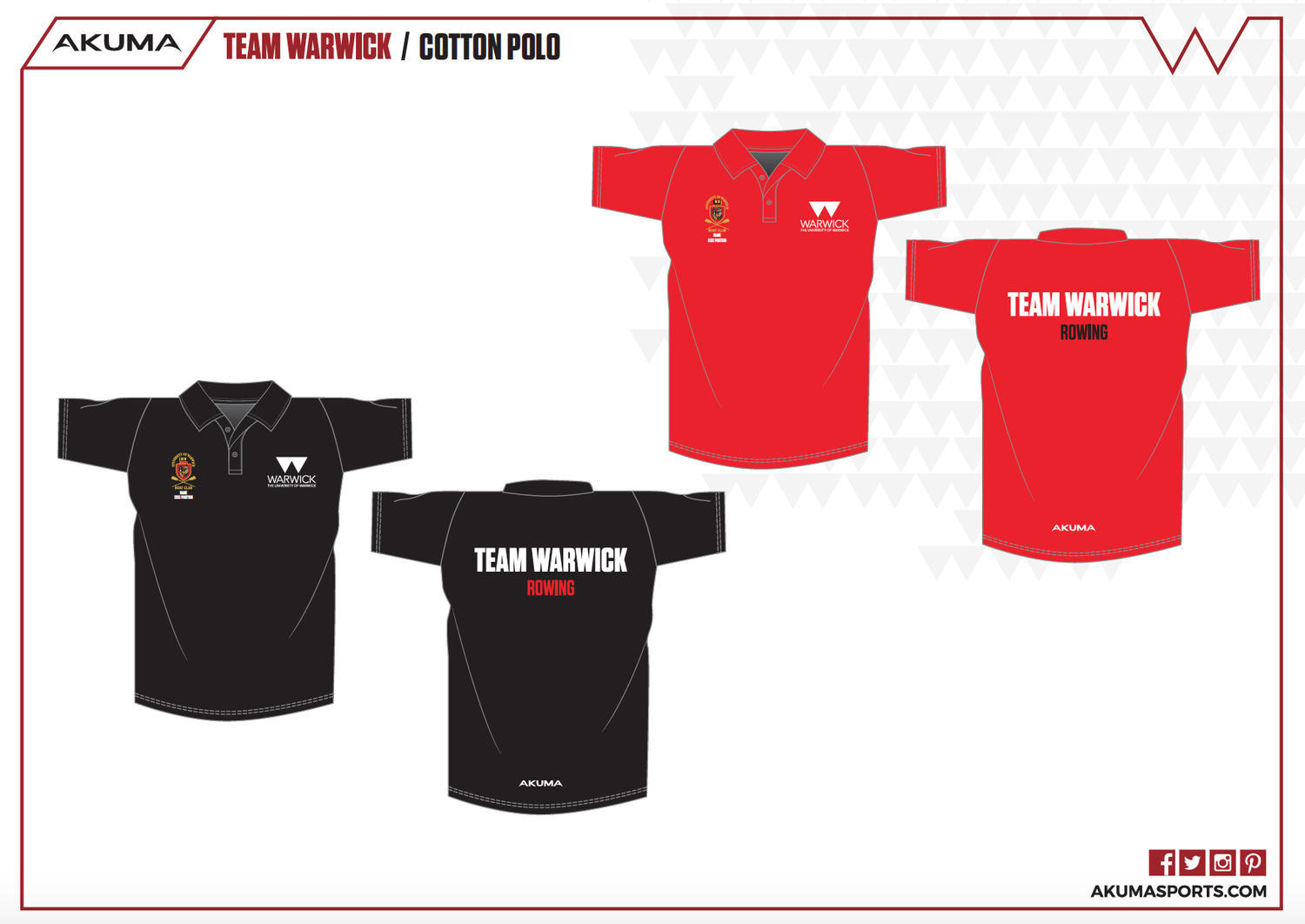 Akuma Store — University of Warwick Boat Club