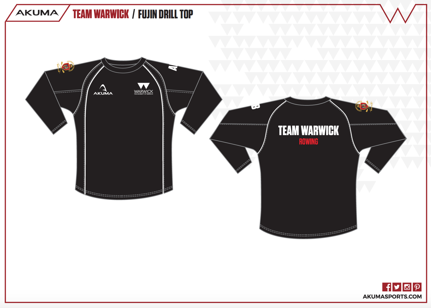 Akuma Store — University of Warwick Boat Club