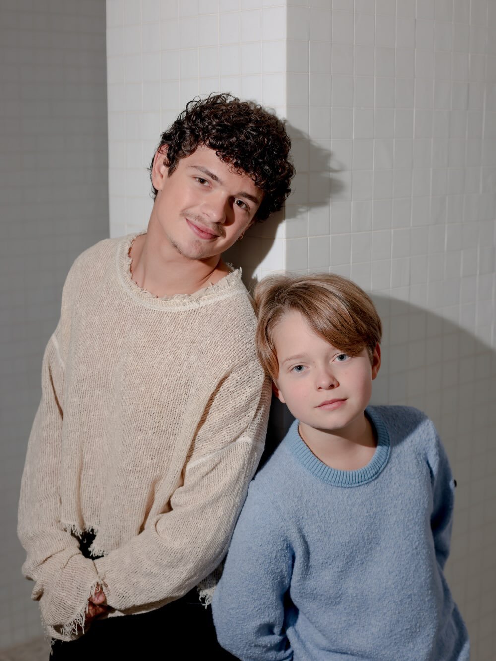 Noah and Jacobi Jupe for the @latimes ✨ witnessing brothers @jupeenoah_ &amp; @jacobijupe interact irl had me gushing thinking about my own two boys grow up to be friends too