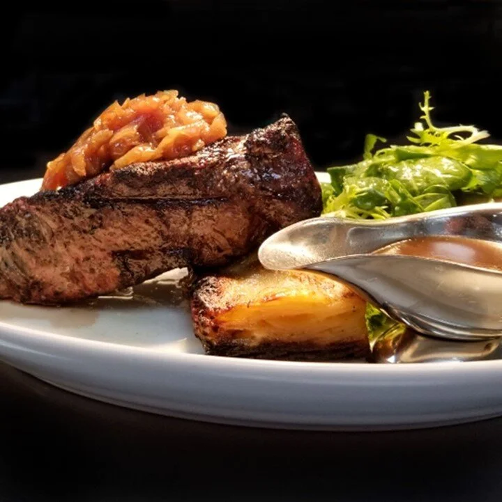 I'll have the 12OZ NEW YORK STEAK !
Premier Midwestern 14 Day Dry Aged, Potato Gratin, Bordelaise 
Dry Aged Steak procured &amp; dry-aged by Local Butcher Bryan Flannery
👓 Beautiful Views &bull; Sumptuous Steaks &bull; Captivating Cocktails
🇺🇸 Join us this holiday weekend at the Beach Chalet.