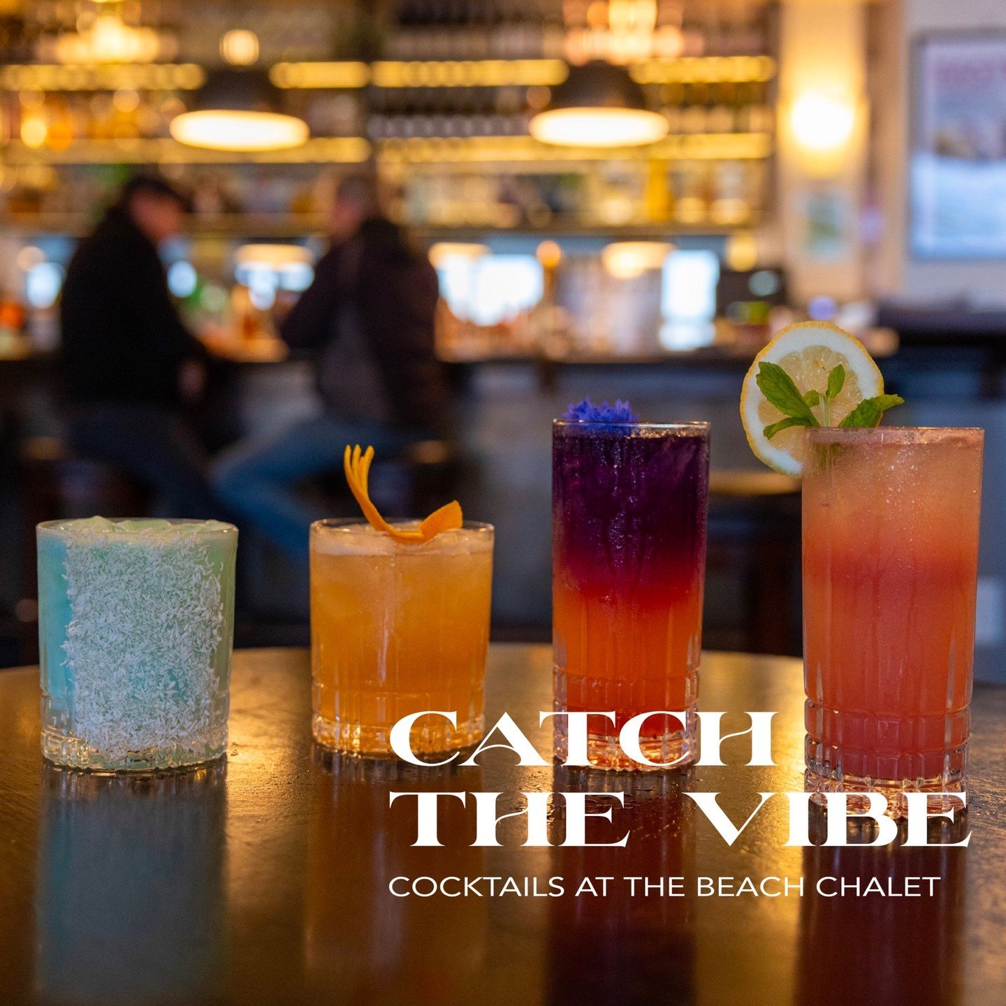 🌊🍹 Dive into the ultimate beach vibe with our brand new cocktail creations at the Beach Chalet! 🏖✨ From refreshing classics to innovative twists, there's a sip to suit every mood and moment by the shore. Grab your sunnies, sink your toes in the sa