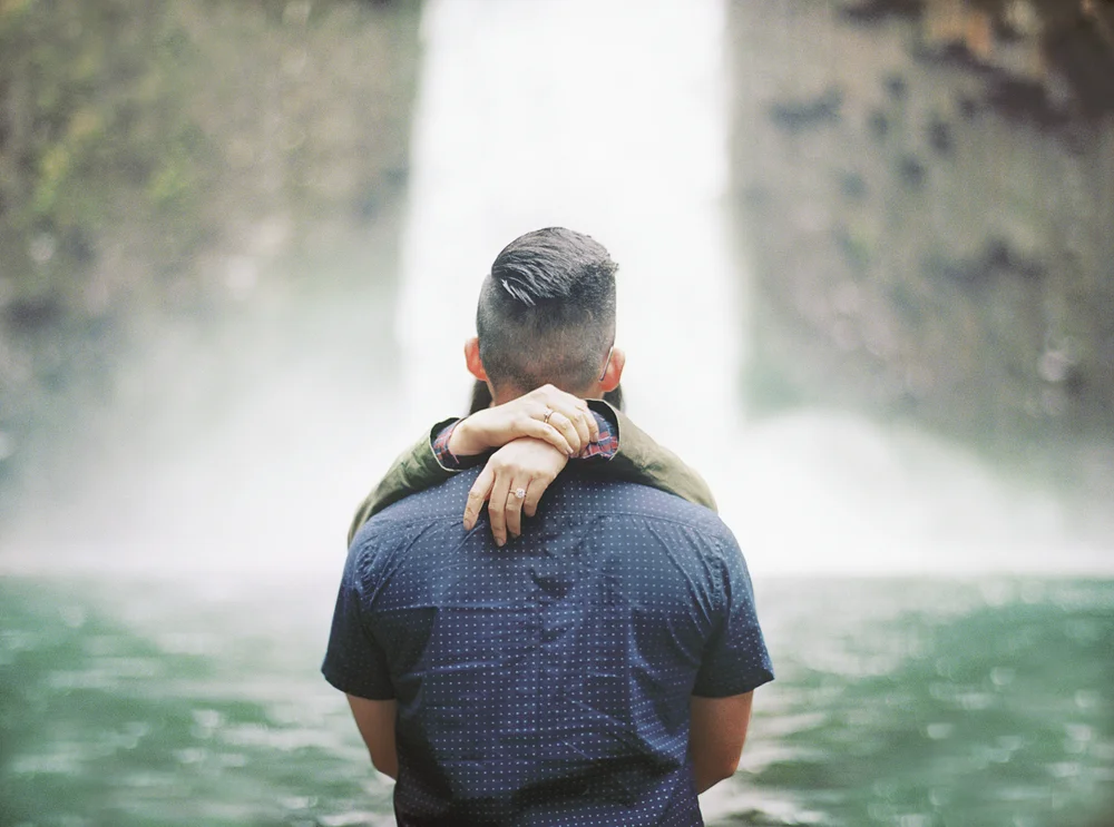 Abiqua Falls, PNW Waterfall Engagement
