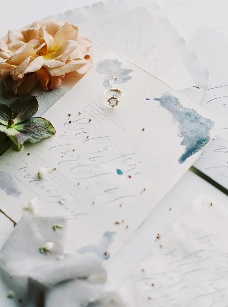 WEDDING RINGS Susie Saltzman | PAPER GOODS & CALLIGRAPHY Kelsey Malie Calligraphy