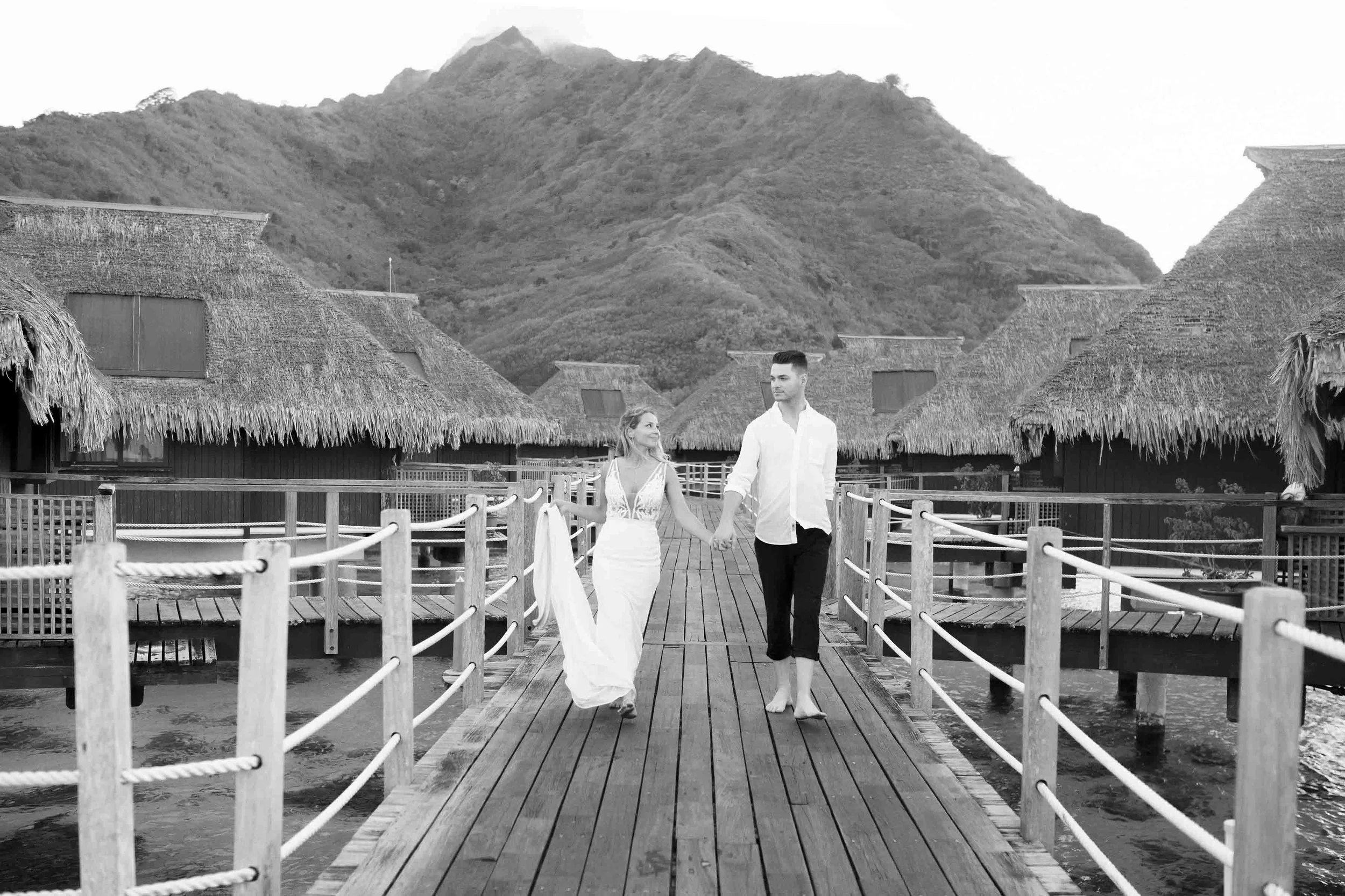 Tahiti Elopement at the Hilton Mo'orea Lagoon Resort