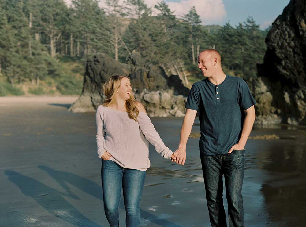 Arcadia Beach Engagement Session by Outlive Creative