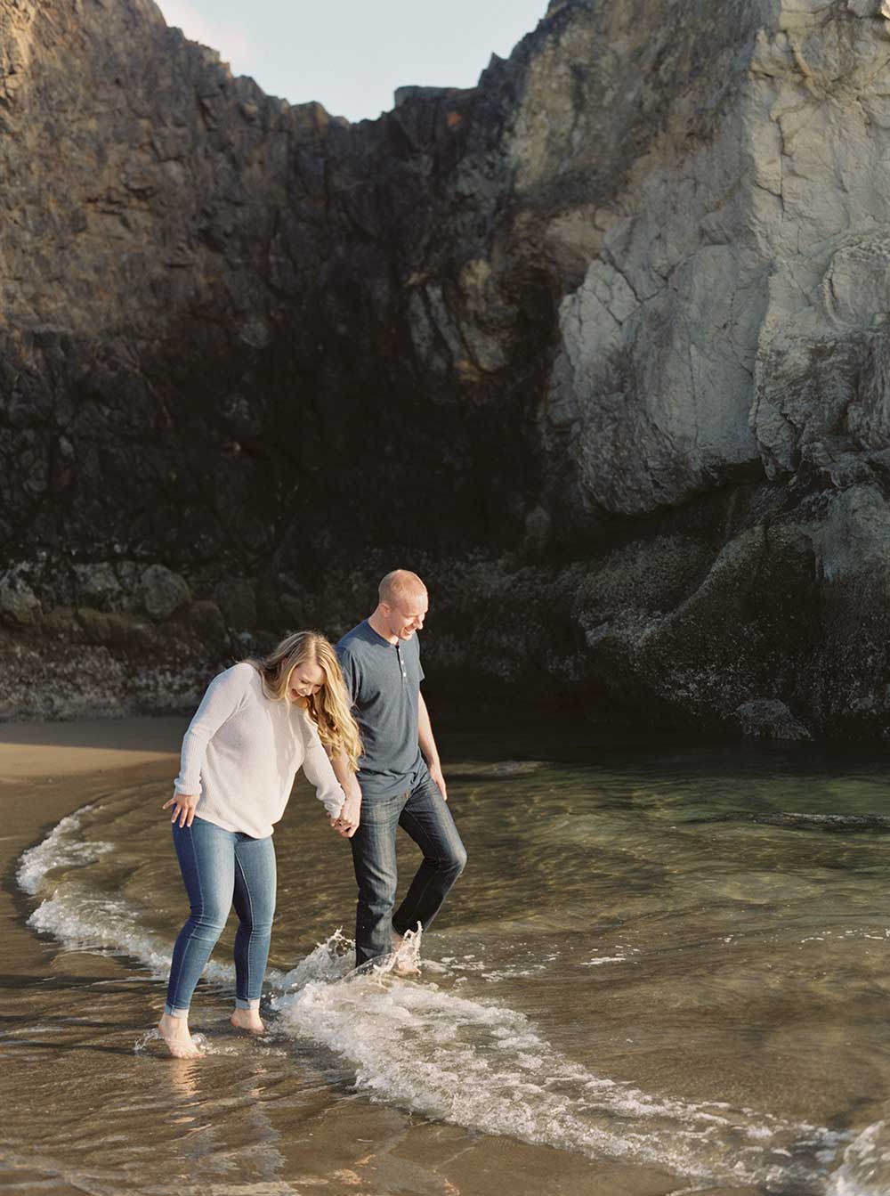 Arcadia Beach Engagement Session by Outlive Creative