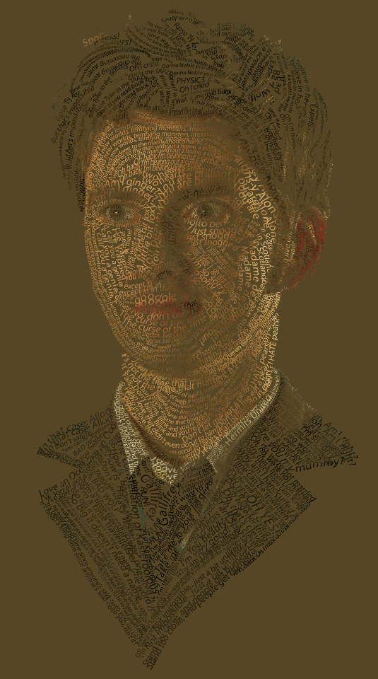 Typography portrait