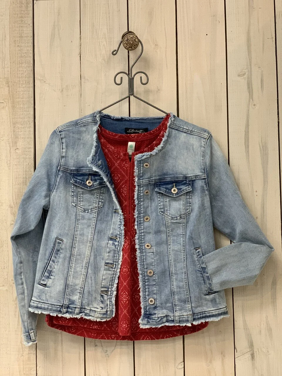 frayed edge jacket