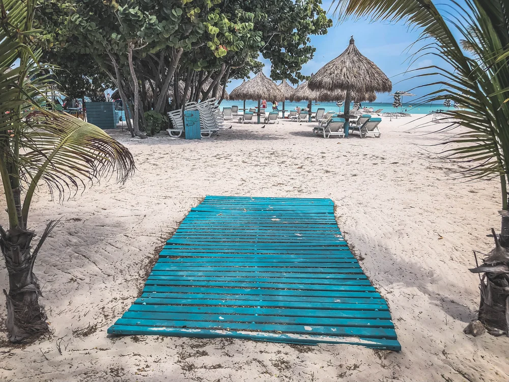 Beach Boardwalk in Aruba
