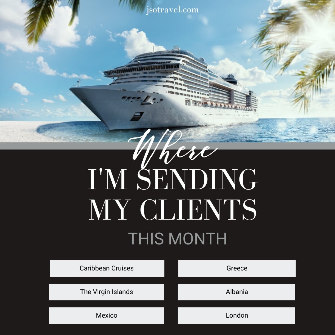 Happy February, Travelers! This month, I&rsquo;m sending clients all around the world! From Caribbean cruises and beach destinations to European cities and capitals, my clients are traveling like never before.⁣
#travel #traveltip #traveladvisor #luxu