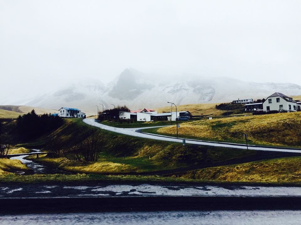 Small town of Vik, South Iceland