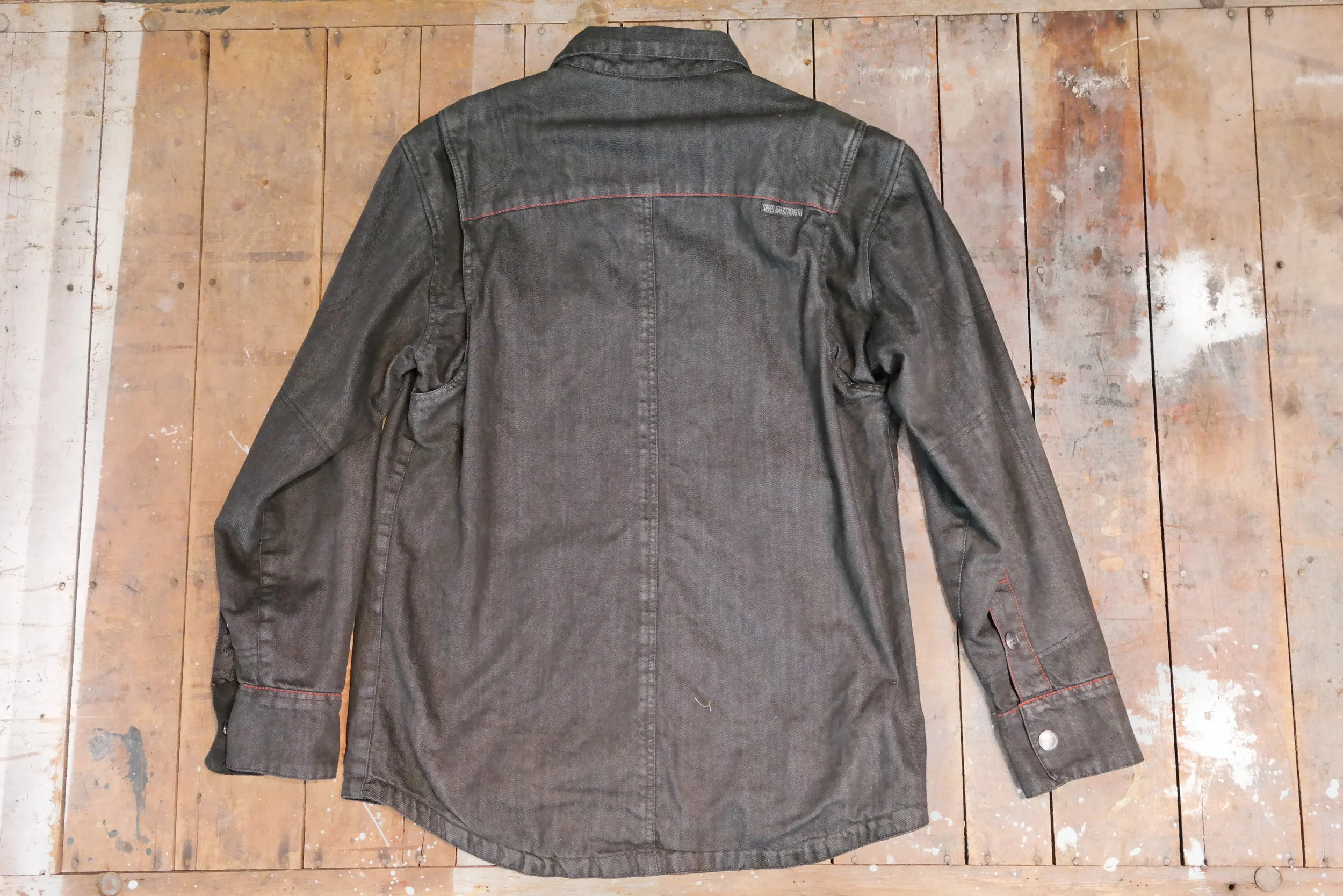 denim riding shirt