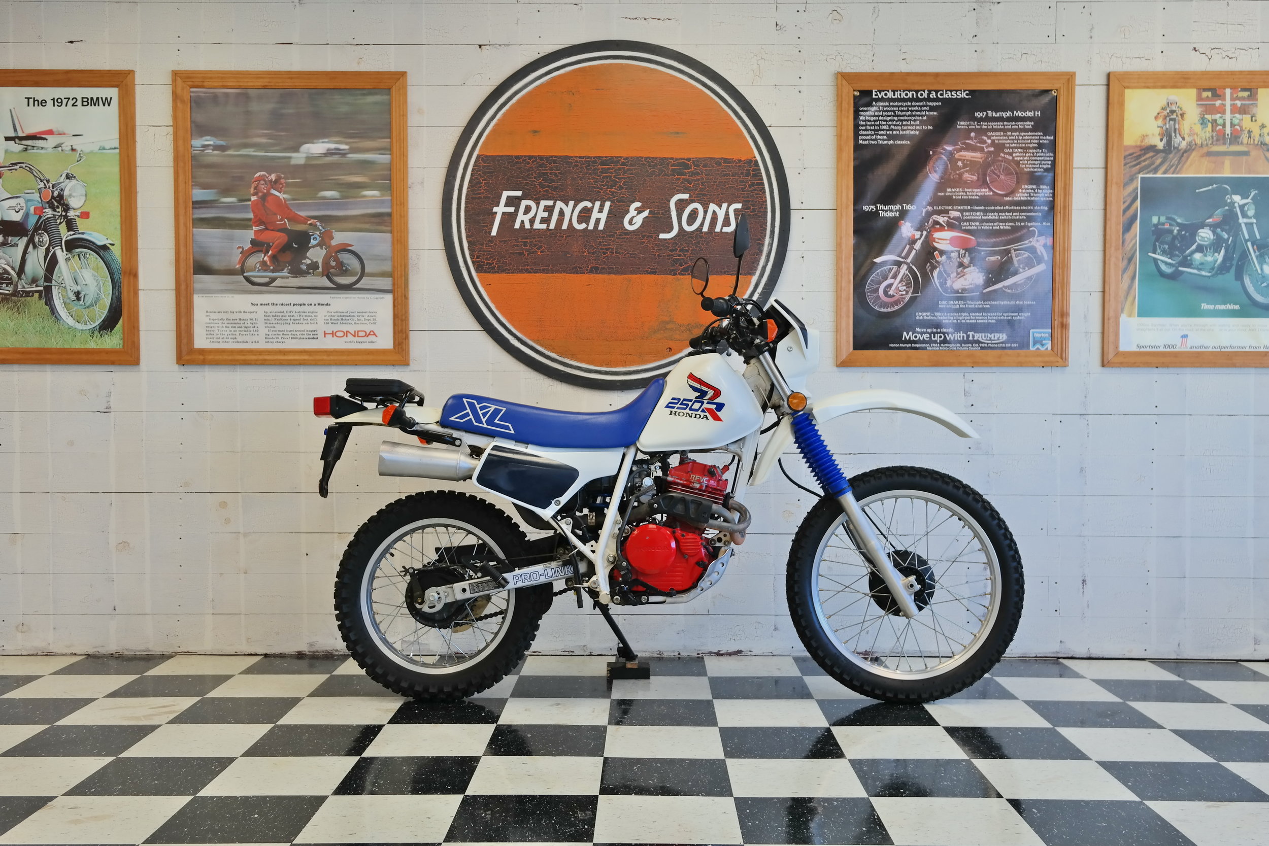 1987 Honda Xl250r 2 500