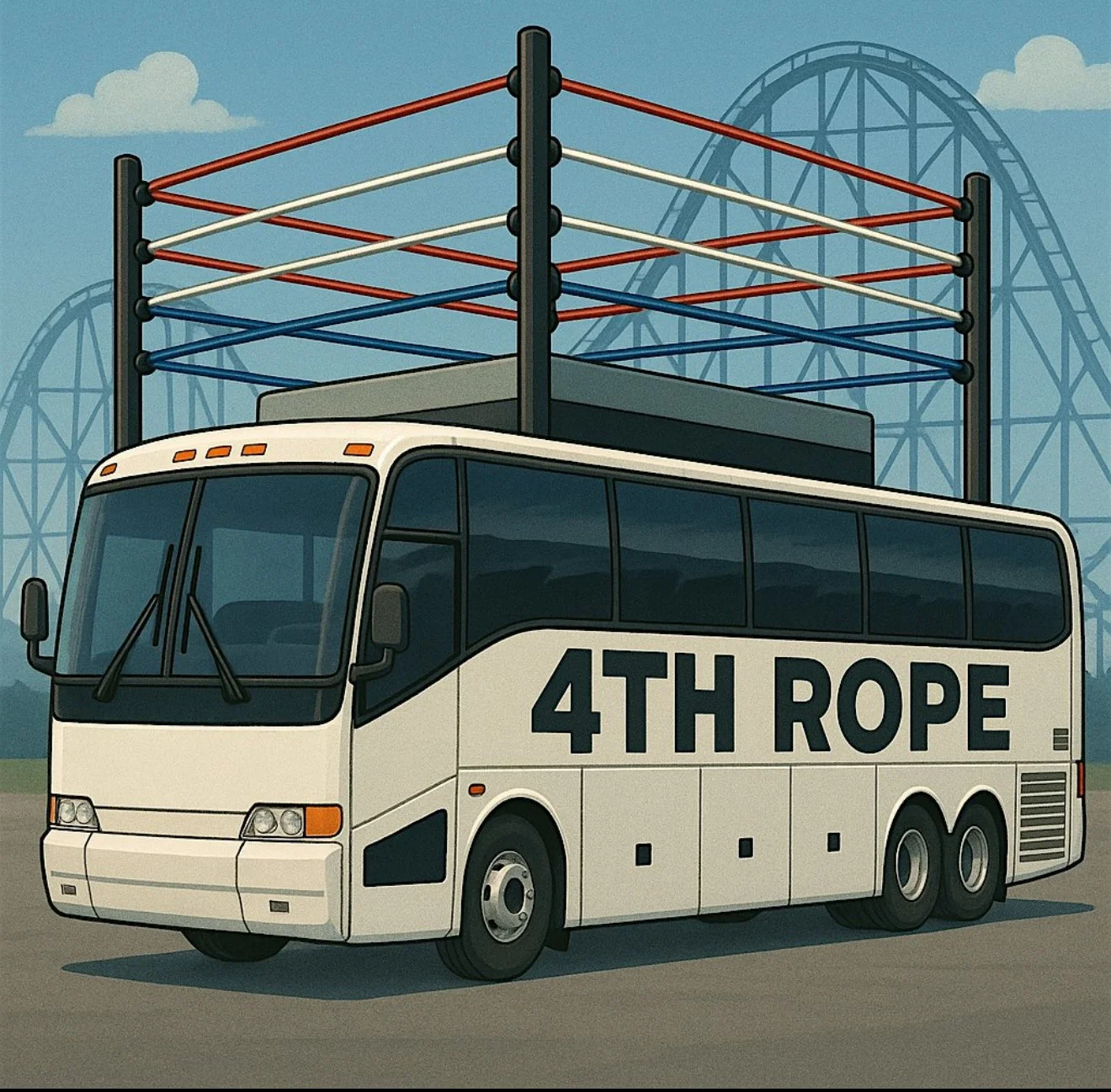 4th Rope 6flags Bus Ride!