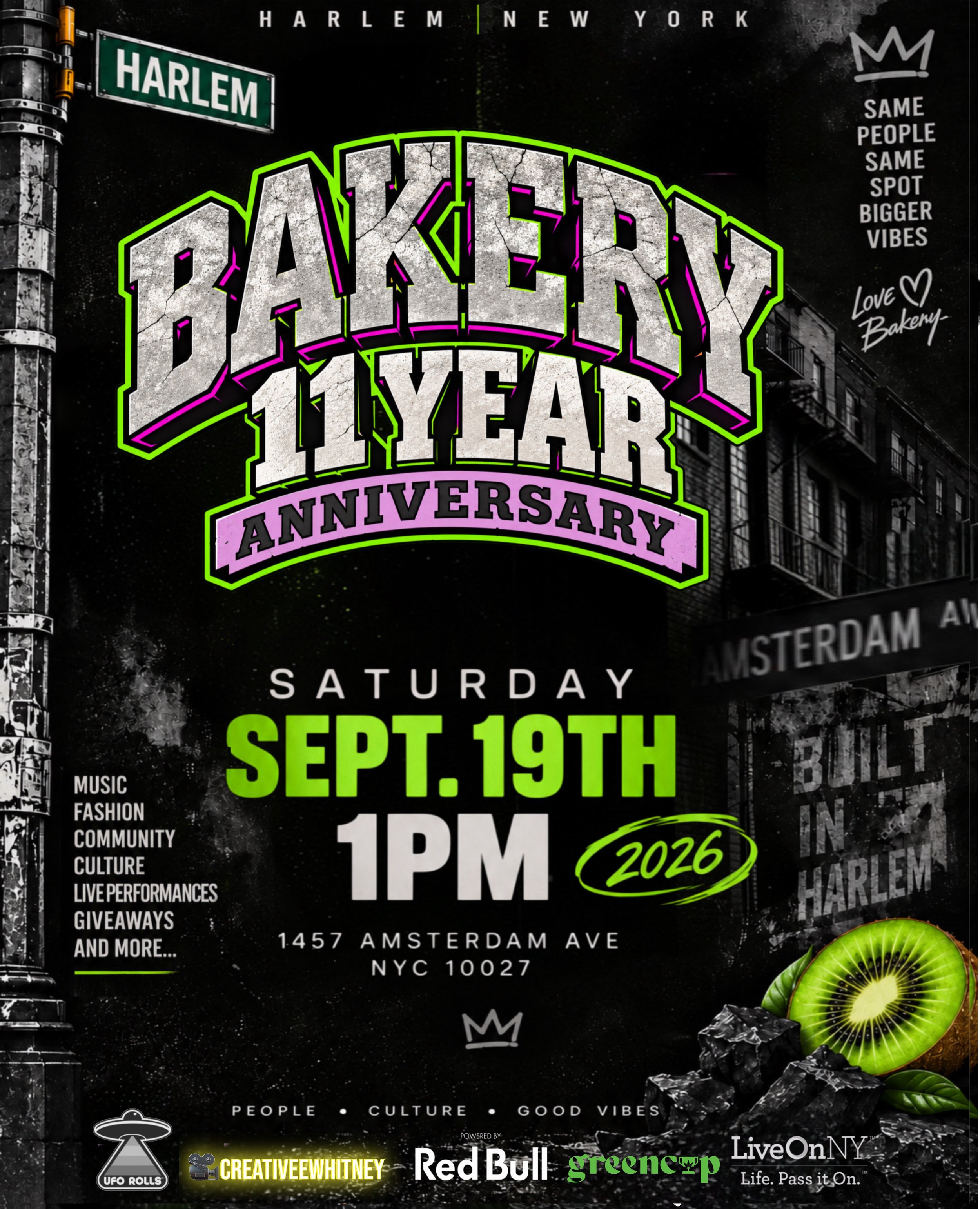 BAKERY 11 YEAR ANNIVERSARY CELEBRATION 