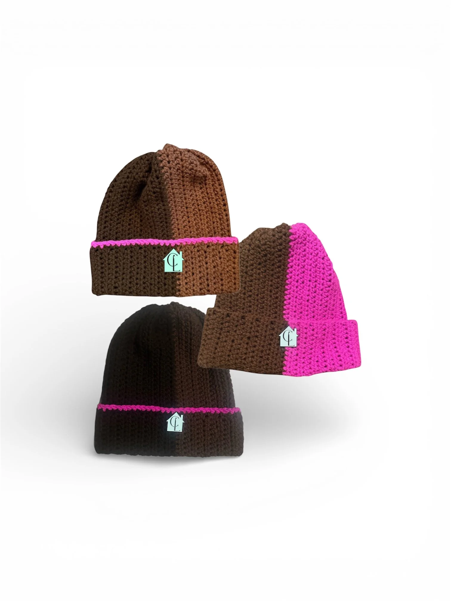 Chocolate Crochet Beanies