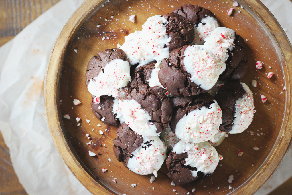 Chocolate Peppermint Mocha Cookies