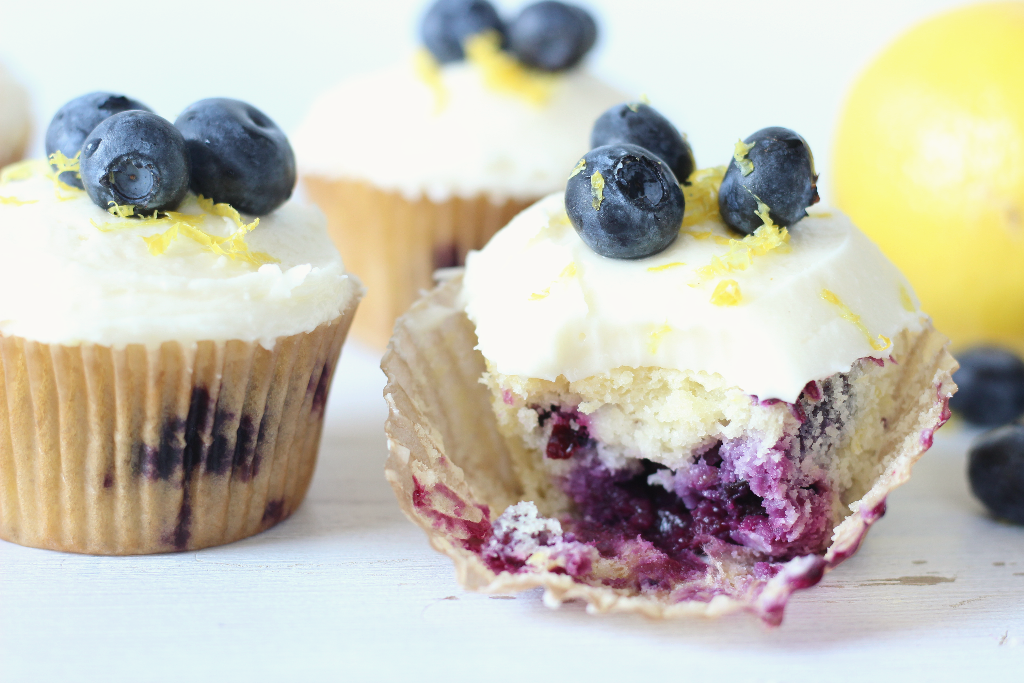 Lemon Blueberry Cupcakes