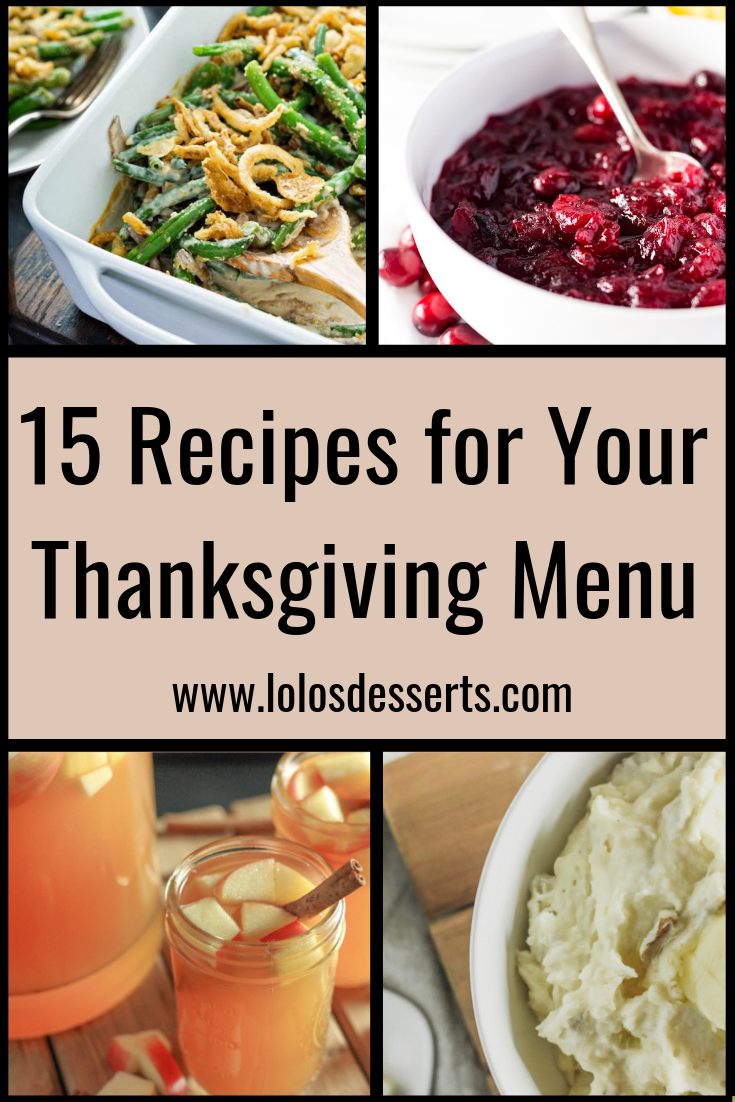 15 Recipes for Your Thanksgiving Dinner