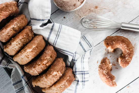 Cinnamon Sugar Baked Donuts