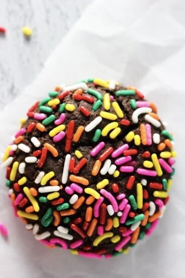 Chocolate Sprinkle Cookies