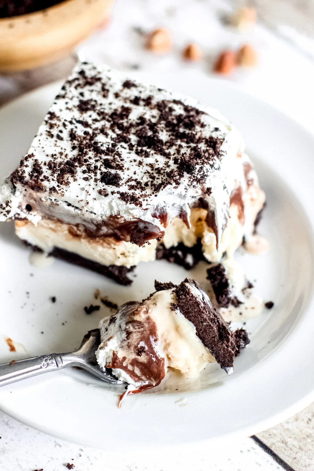 Buster Bar Ice Cream Cake