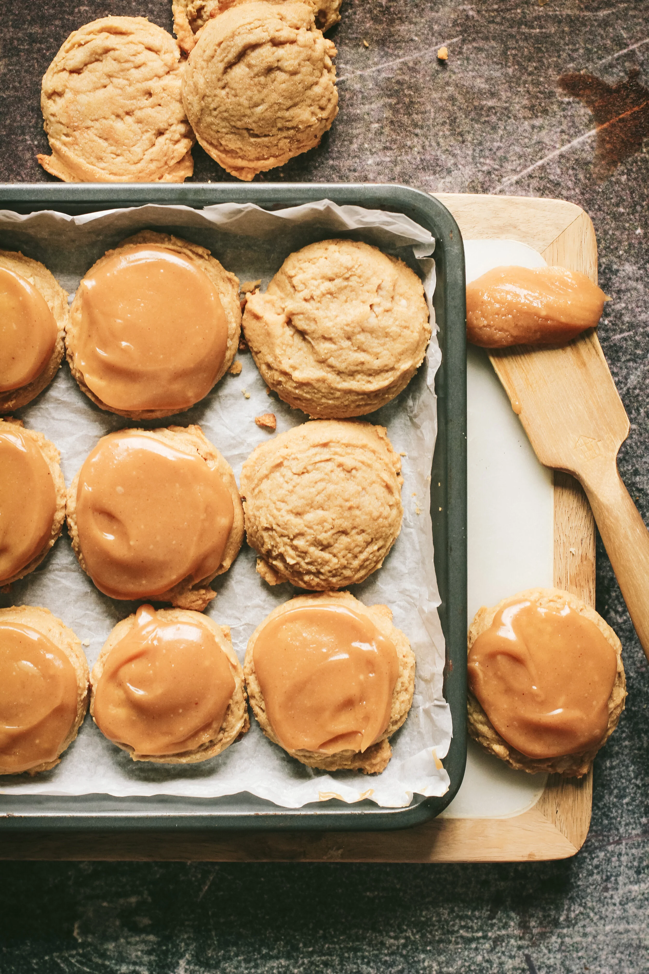 Texas Sheet Cake Peanut Butter Cookies