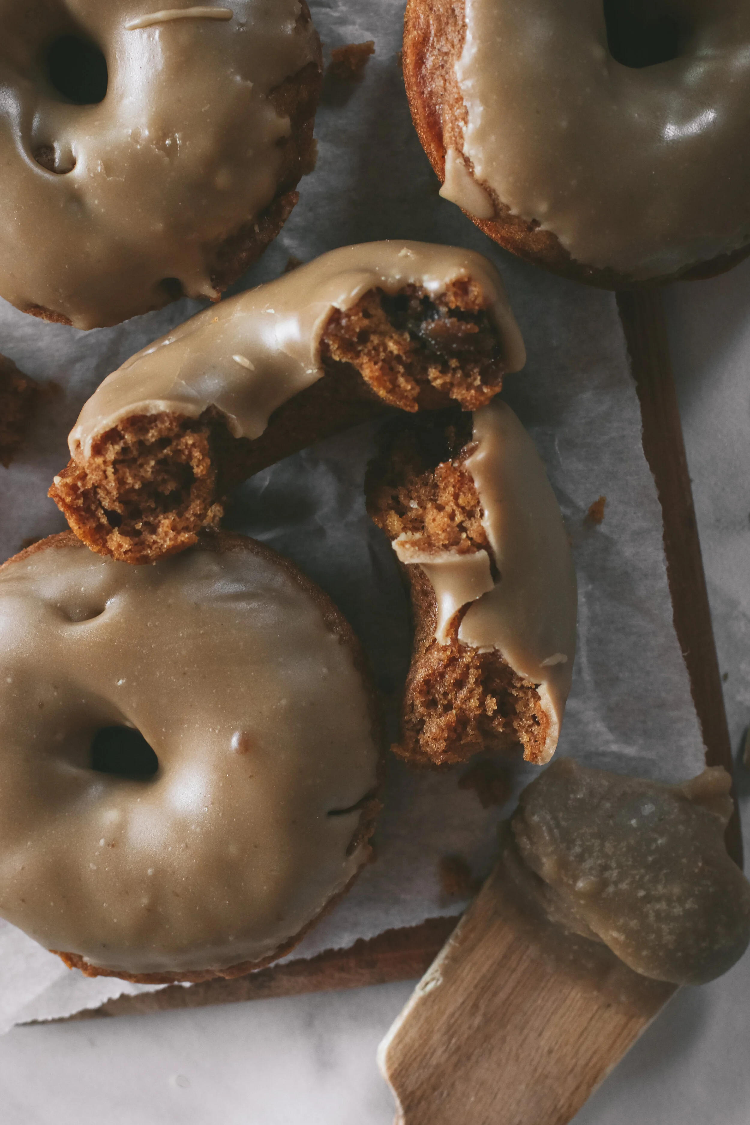 Pumpkin Donuts with Brown Sugar Glaze