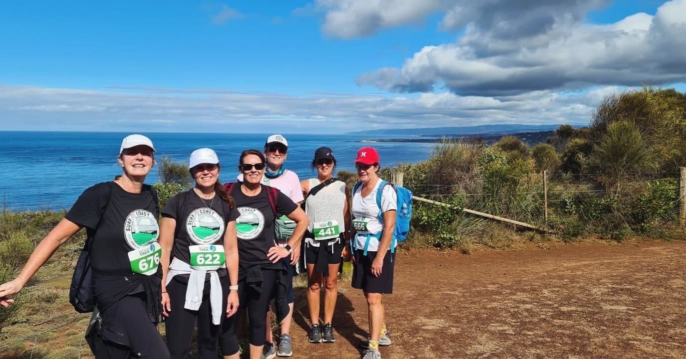 Our superstar receptionist, Judi made it!! 40km @surfcoasttrek #givewhereulive #kidsplus #welldone