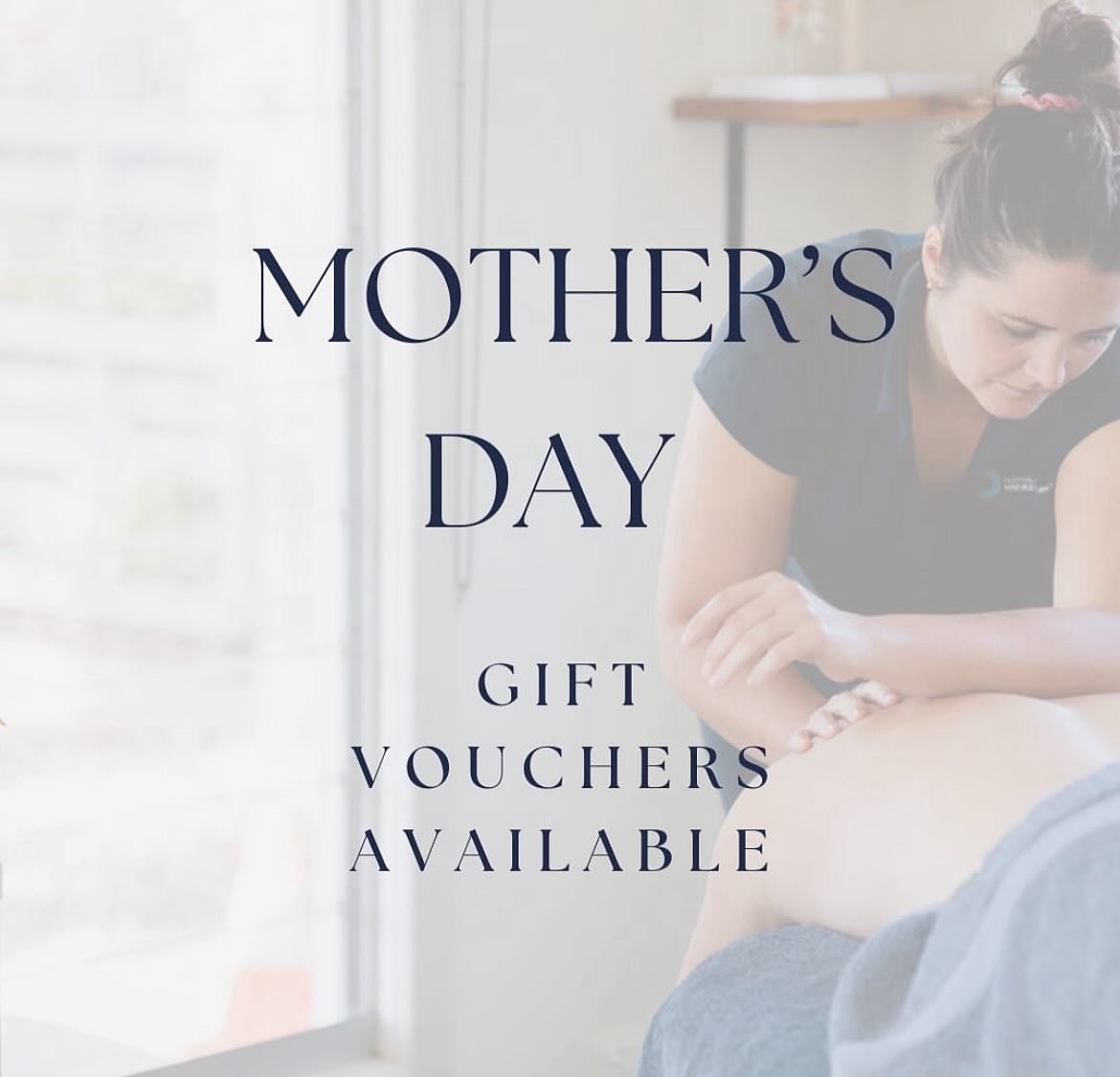 🌸 Treat Mum this Mother&rsquo;s Day! 🌸 Give her the gift of relaxation and recovery with a voucher for a massage or any other service at our clinic. 💆&zwj;♀️ Simply purchase online and send it straight to her email or print.