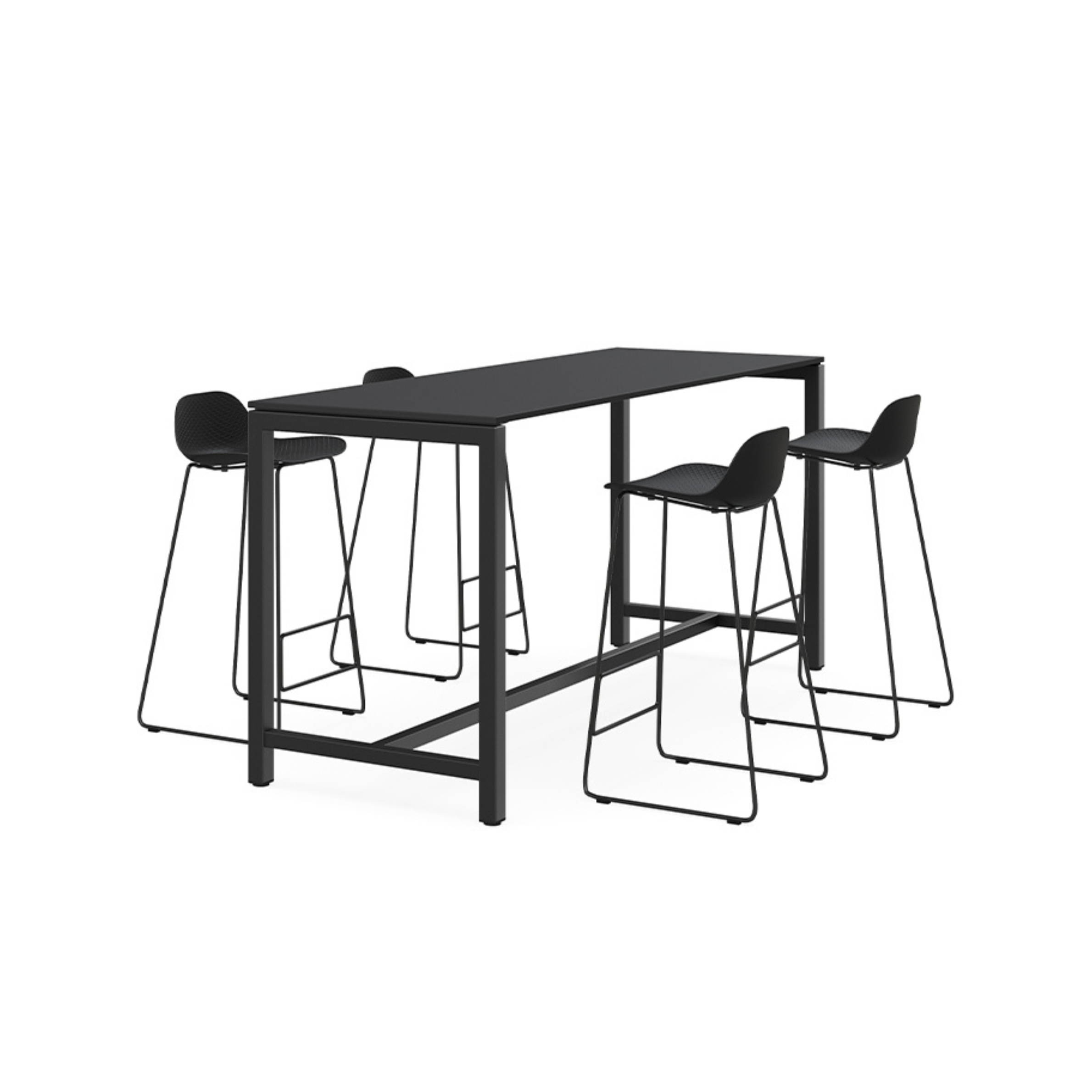 JH Office Furniture | Geelong & Melbourne-Verse Meeting Table - Black