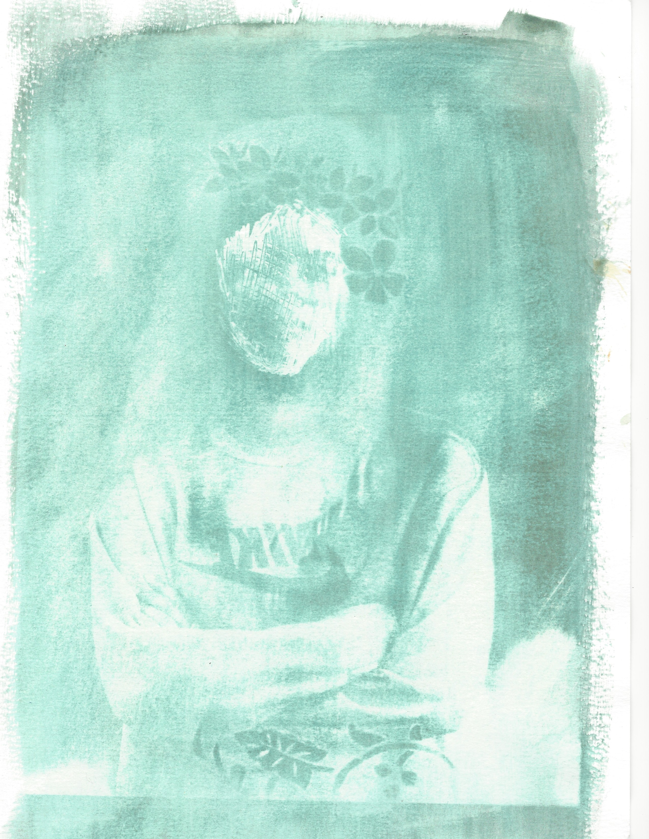 Untitled . Gum Bichromate. Leala Faleseuga 2015.