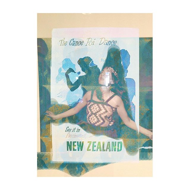 Dance / dance . 2017. Digital Collage➖➖➖➖➖ work created as part of my response to Wāhine: Beyond the Dusky Maiden exhibition that was on at Nat Library . I made a zine (my first one ever) with visuals and poetry , and gave them out at  the Live Mixta