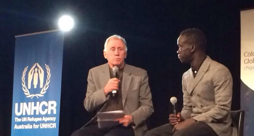 Awer Mabil at UNHCR World Refugee Day Breakfast