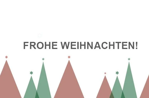 Frohe Feiertage!