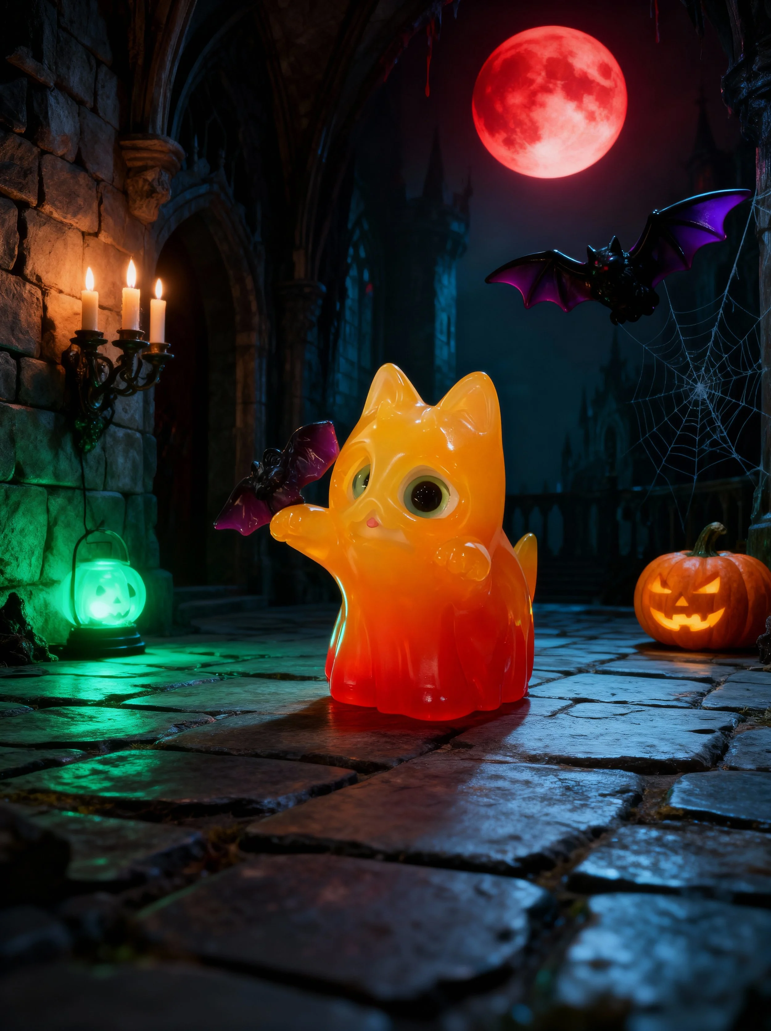 Luminescent Pumpkin Ghost Cat (4).jpg