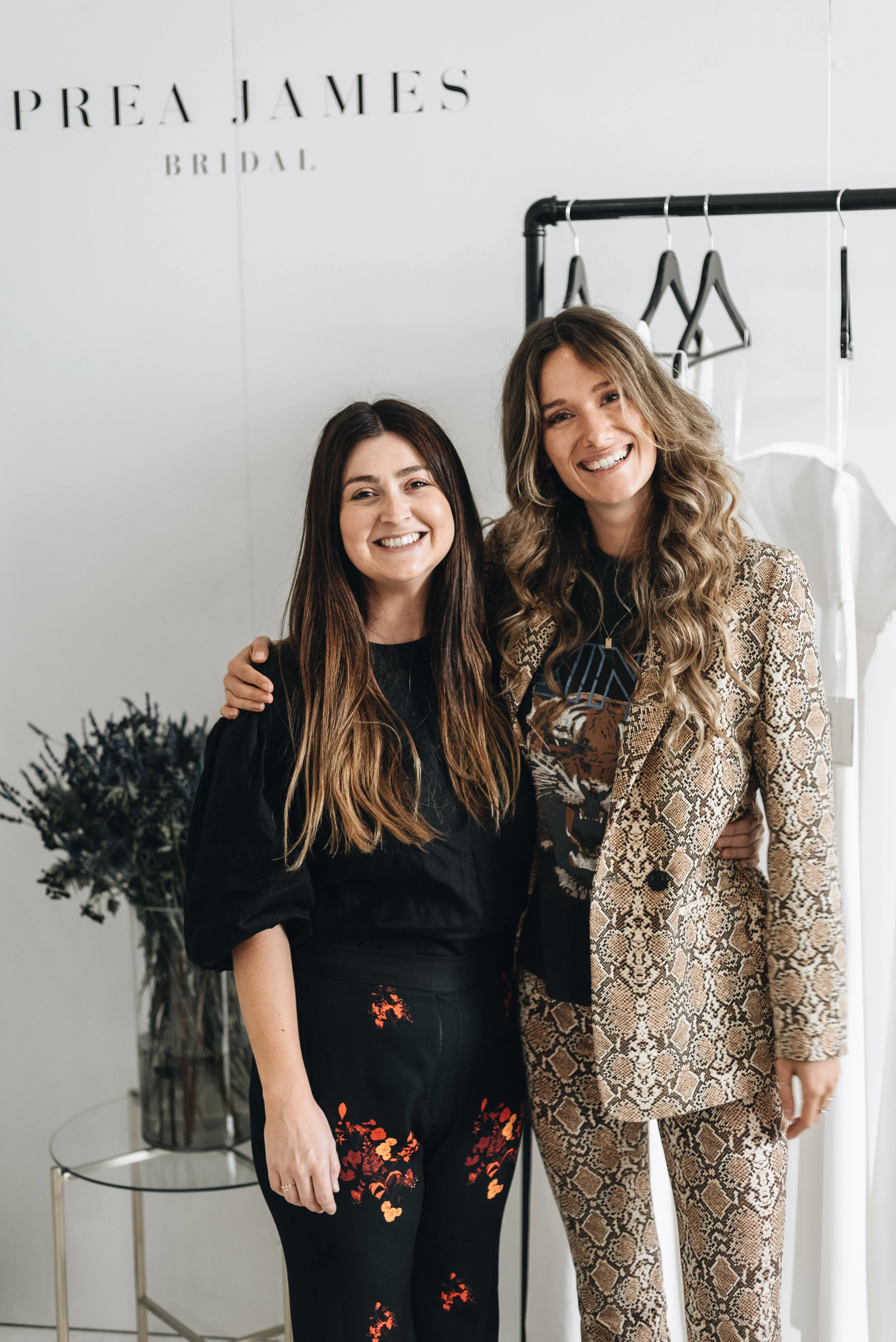 Prea James (left) and Annika, owner of Wild at Heart (right).