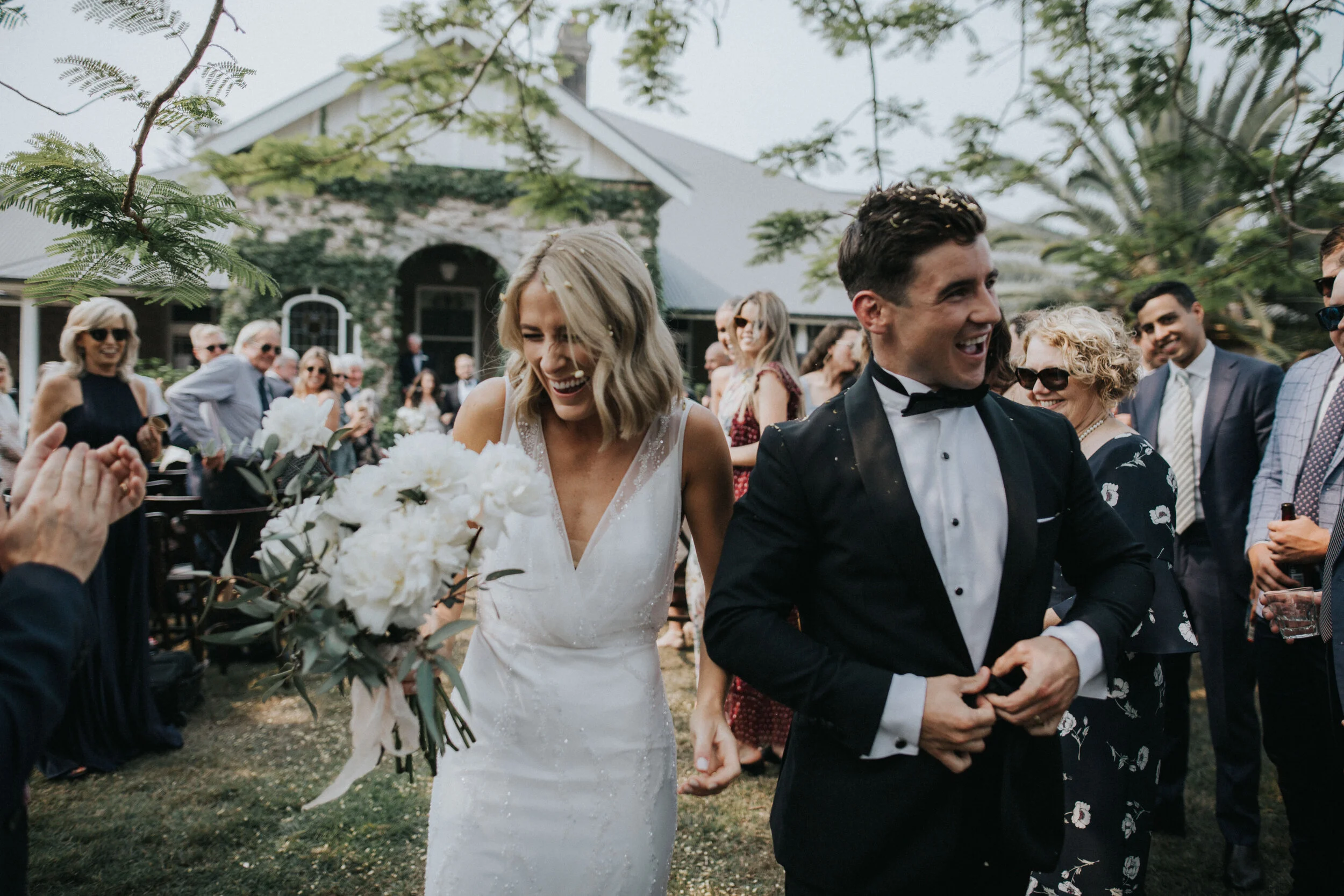 Photography by    Cassie Sullivan    - Billie wears a custom    Elena Gown