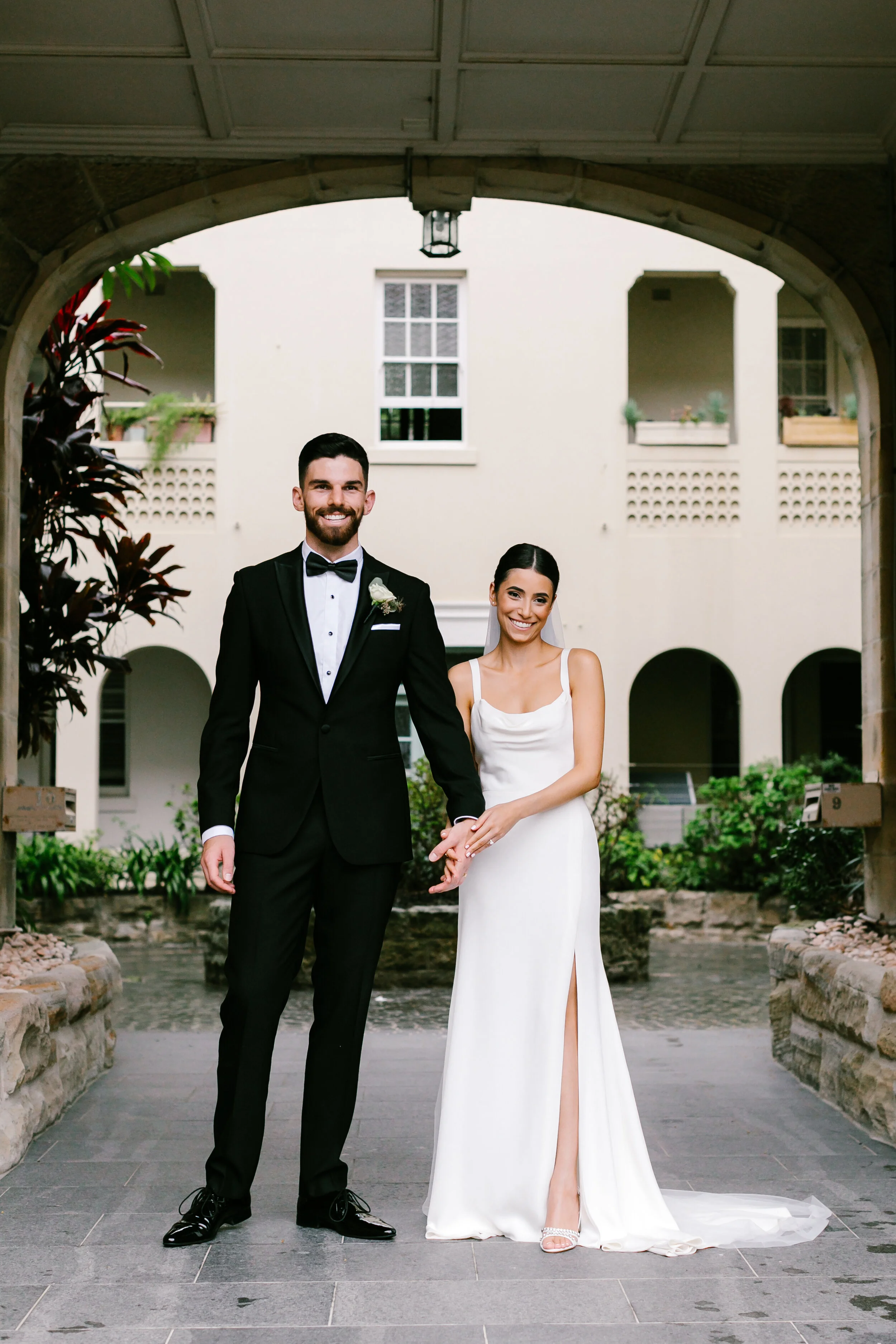 Caitlin in her Mira gown. Captured by Erin &amp; Tara