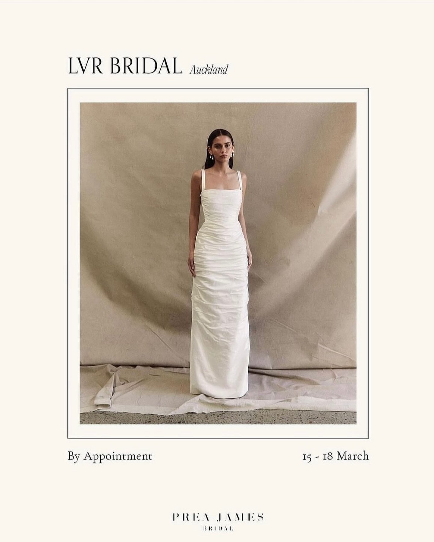AUCKLAND TRUNK SHOW | Can&rsquo;t wait for our New Zealand debut at @lvr_bridal this month! Showcasing  the Allure collection 15 - 18 March, be sure to book an appointment via the Trunk Shows link in our bio to not miss out 🫶🏼
