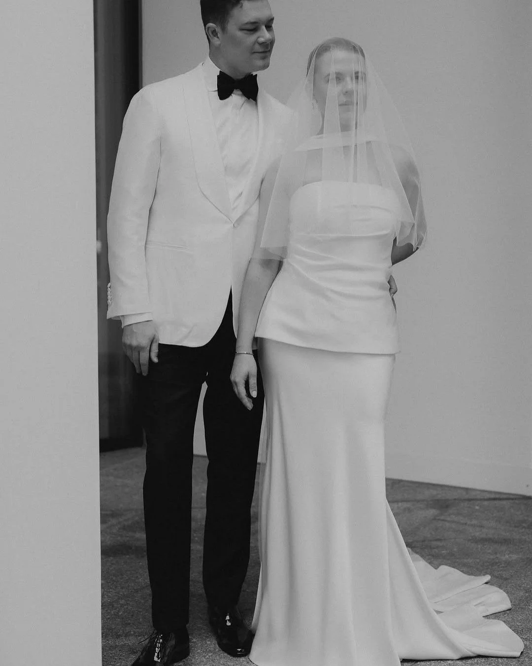 REAL BRIDE | For her elegant wedding, Katharina wore the Mika Top and Sadie Skirt from PJB stockist @anwebridal. Every moment of this beautifully curated day was captured to perfection by @alinaatzler.

Vendors &amp; Team:
Photographer: @alinaatzler
