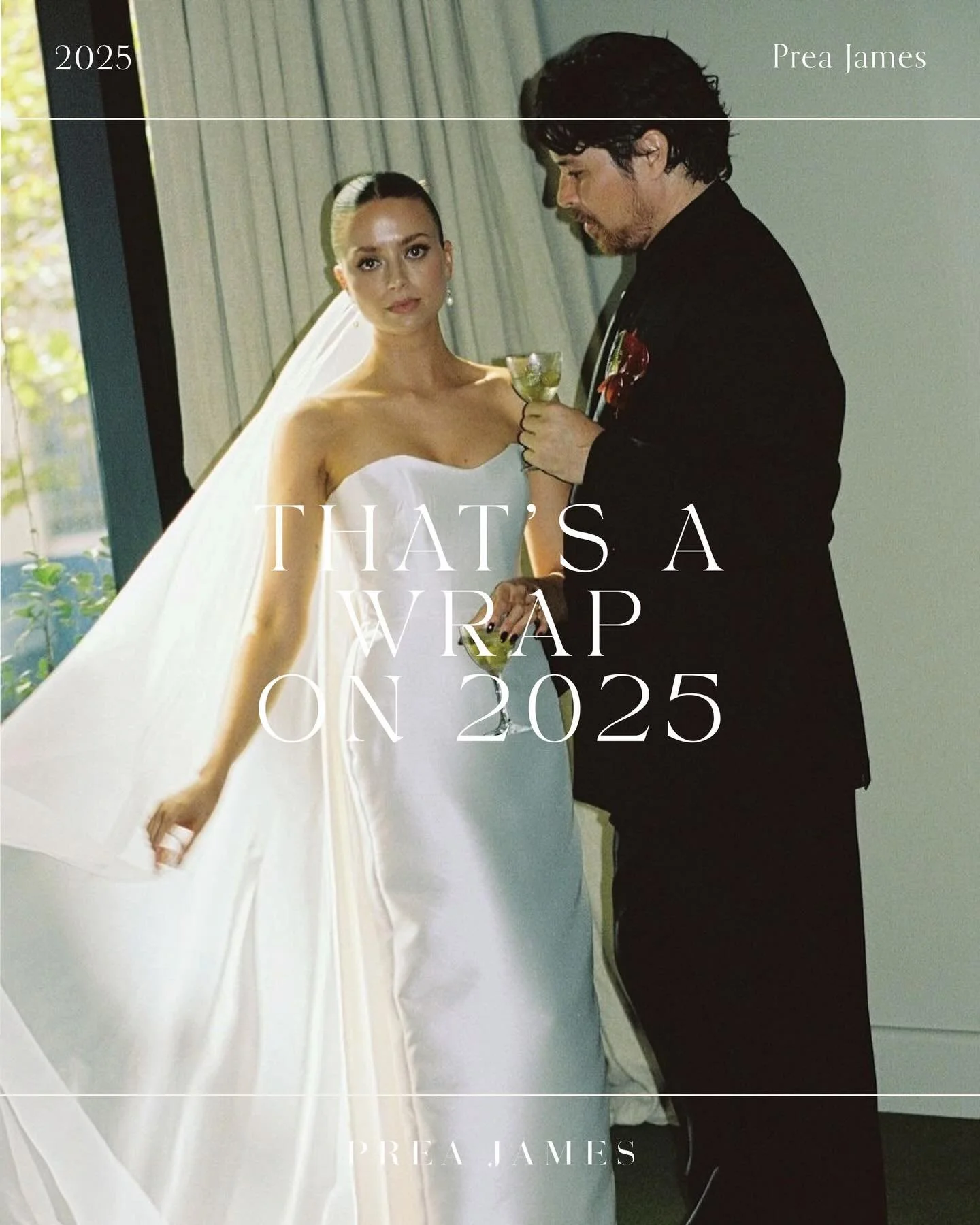 As 2025 draws to a close, our hearts are full of gratitude for our beautiful brides who trusted us with the most significant outfit they will wear and also our other industry friends we are so proud to work with. Nearly a decade of design, craft and 