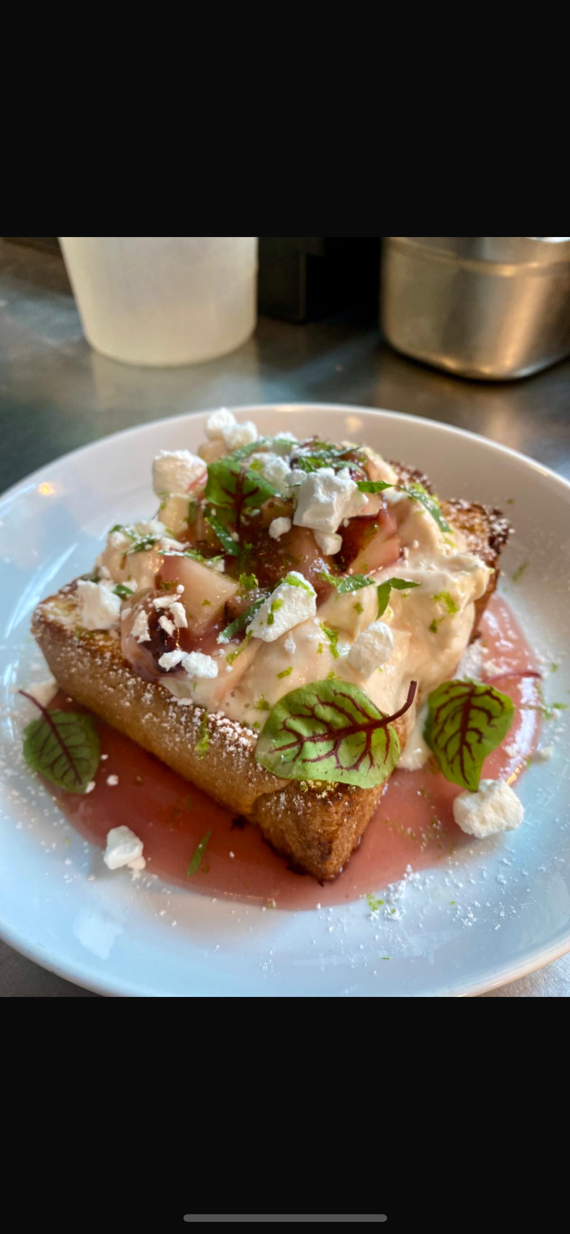 French Toast, peach Eton mess 2025 — Grind Food