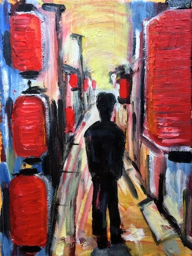 Alone with red lanterns.jpg