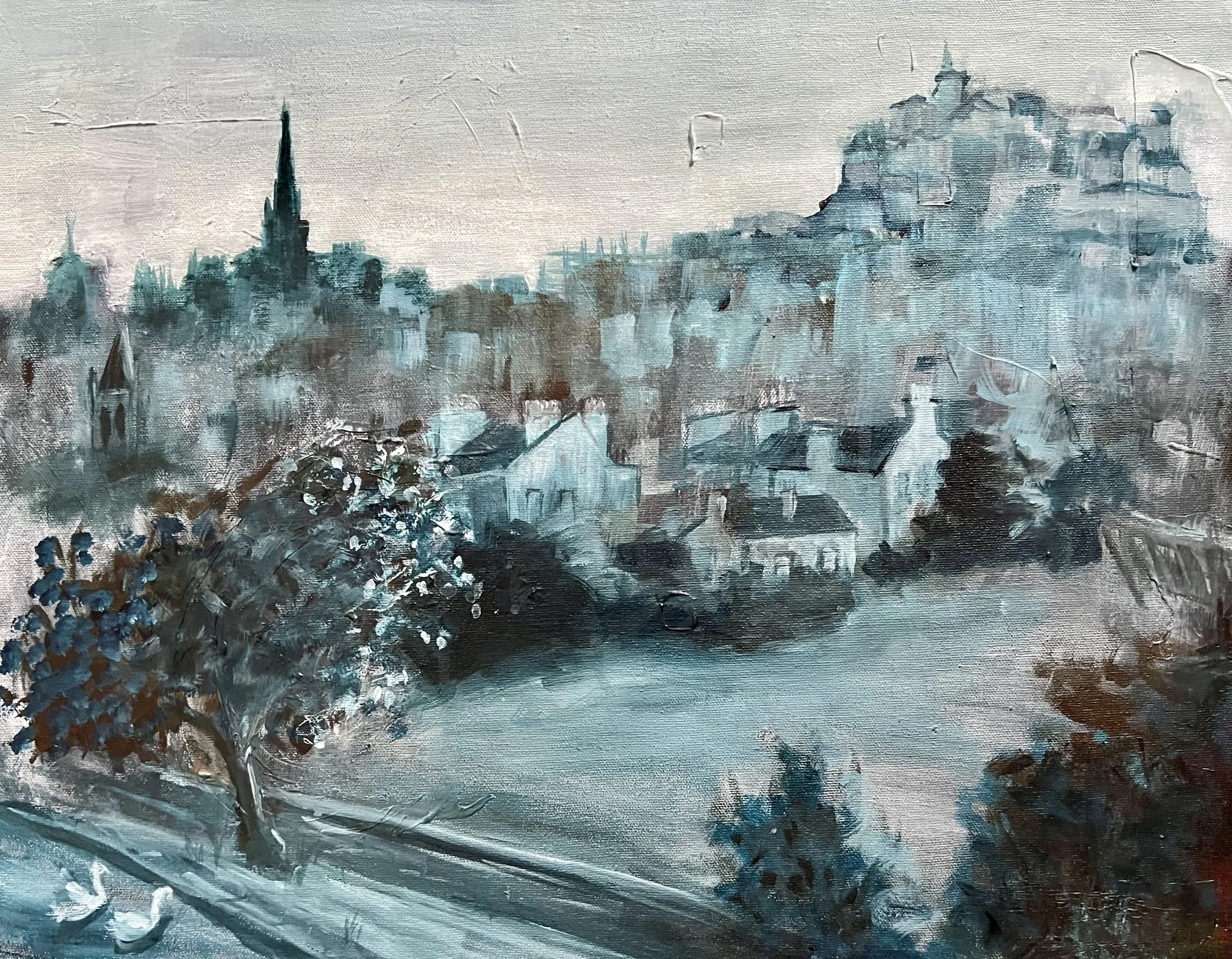 From Inverleith Park - original acrylic painting