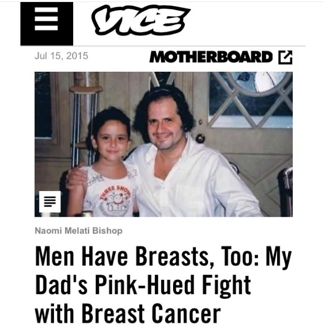 My Dad's Pink-Hued Fight with Breast Cancer