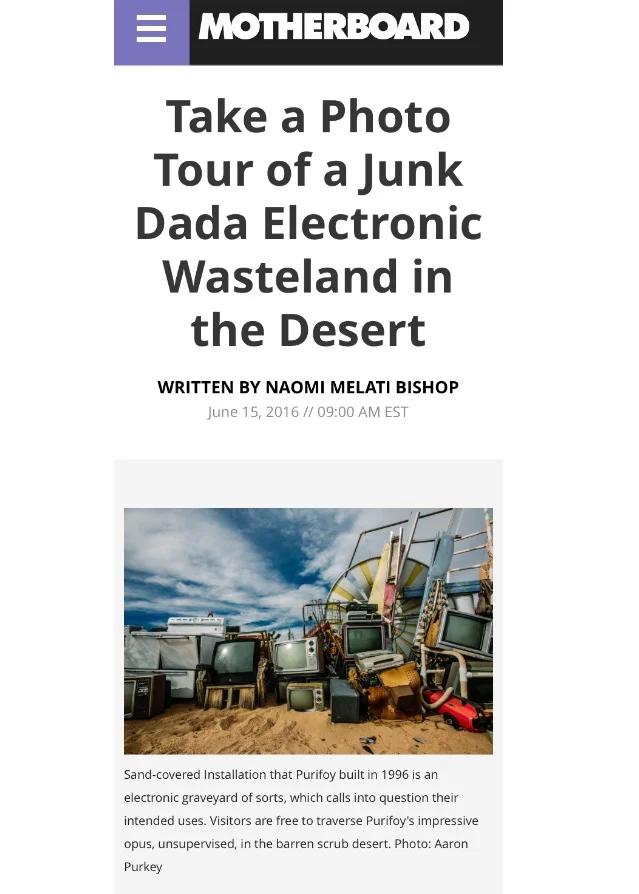 Junk Dada in The Mojave Desert